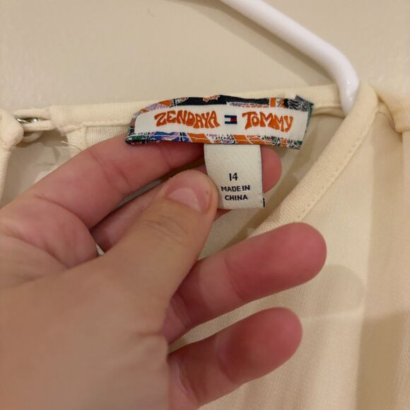 Zendaya Tommy Hilfiger Twist Front Cut out Maxi Dress Size 14 - Picture 11 of 12